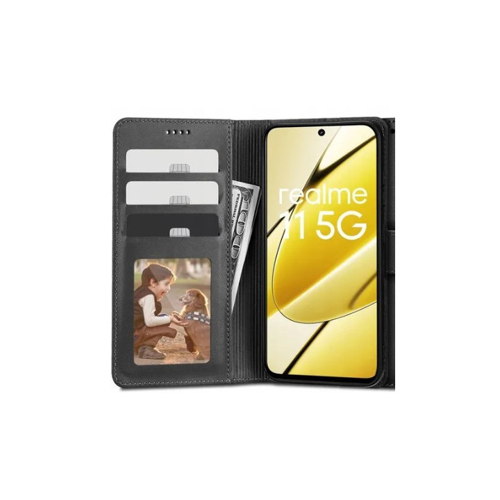 FLIP WALLET NEXERI REALME 11 PRO BLACK