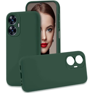 CASE SILICON REALME C55 GREEN