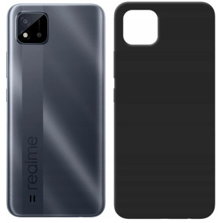 CASE MATT REALME C11 C20 BLACK