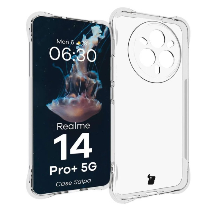 CASE BIZON SALPA REALME 14 PRO PLUS 5G CLEAR