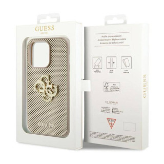 GUESS STRASS METAL LOGO IPHONE 15 PRO MAX GOLD