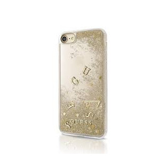 ETUI GUESS LIQUID GLITTER IPHONE 7 8 SE 2020 GOLD