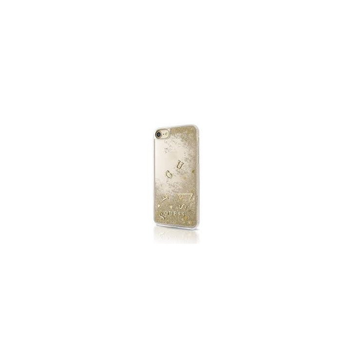 ETUI GUESS LIQUID GLITTER IPHONE 7 8 SE 2020 GOLD