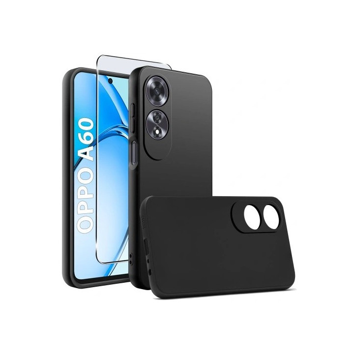 CASE SILICON OPPO A60 4G BLACK