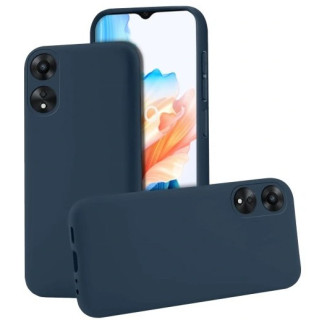 CASE SILICON OPPO A38 A18 BLUE