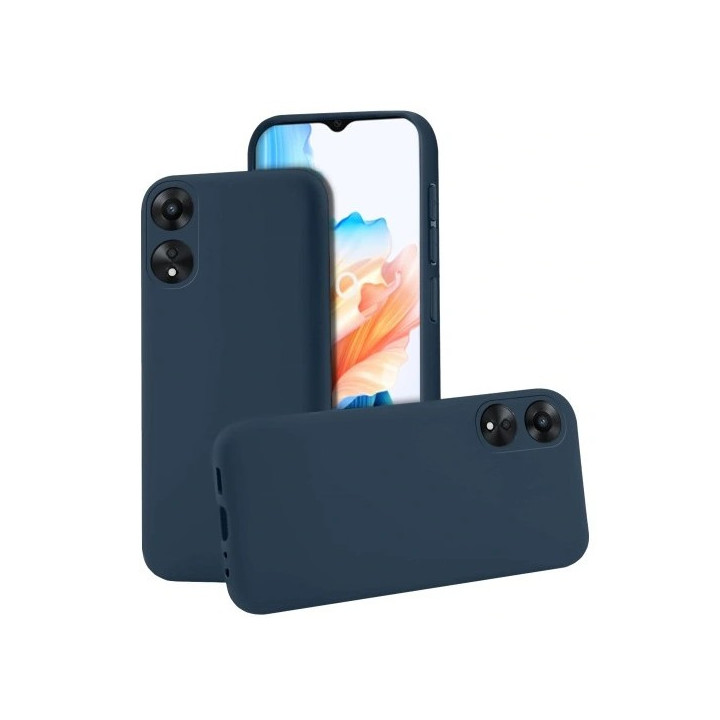 CASE SILICON OPPO A38 A18 BLUE