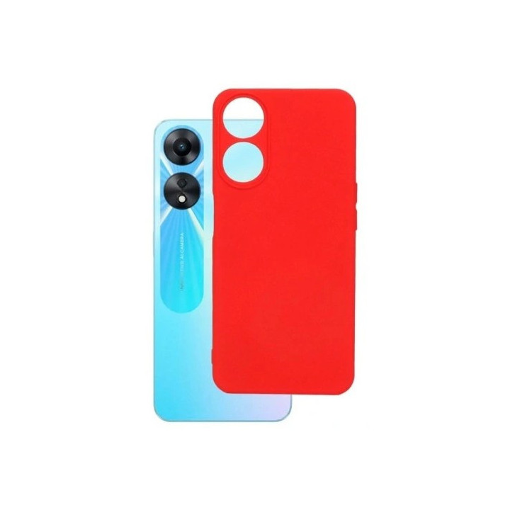 CASE SILICON OPPO A78 5G RED