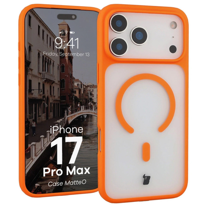 CASE BIZON MATTEO IPHONE 17 PRO MAX ORANGE