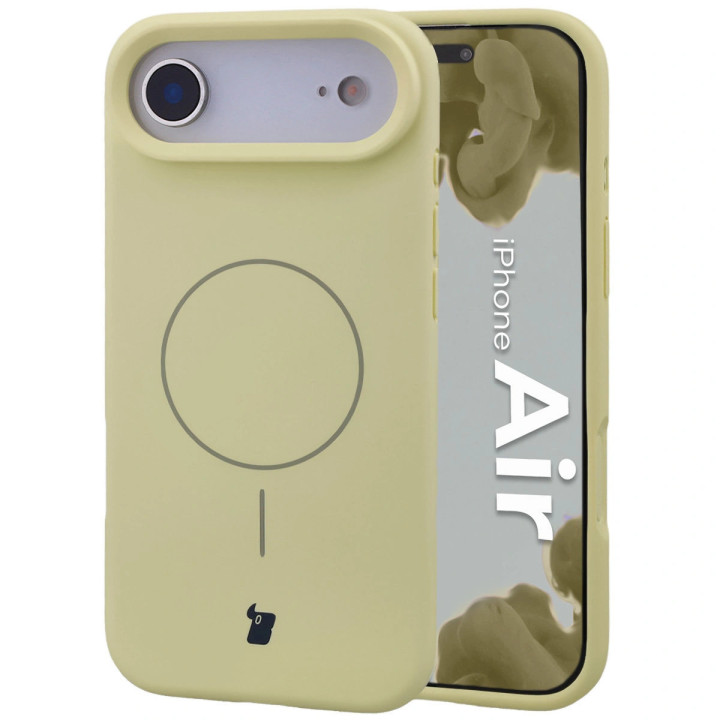 CASE BIZON SOFT MAGNETIC IPHONE 17 AIR YELLOW
