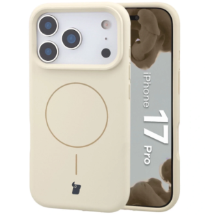 CASE BIZON SOFT MAGNETIC IPHONE 17 PRO WHITE