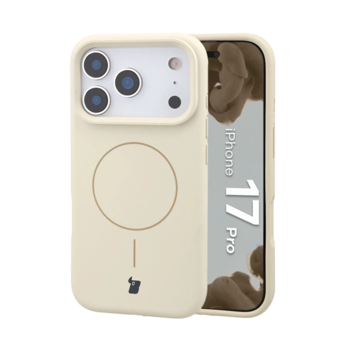 CASE BIZON SOFT MAGNETIC IPHONE 17 PRO WHITE