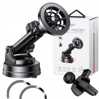 UCHWYT SAMOCH YESIDO MAGSAFE C158 2W1 BLACK