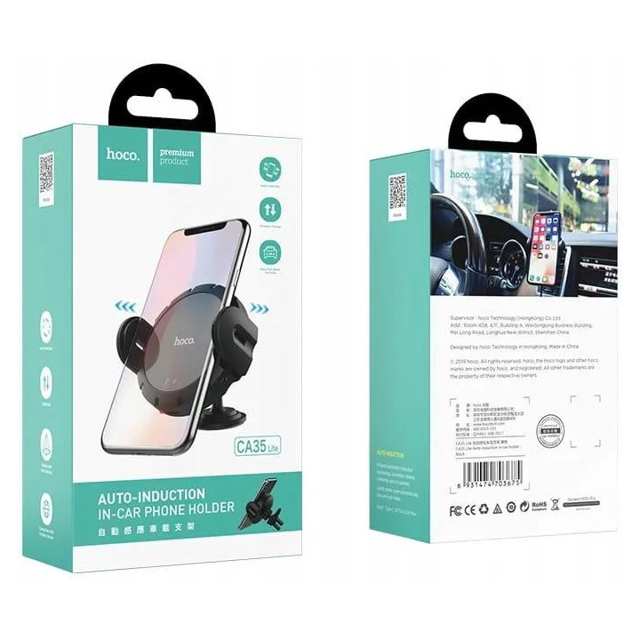 UCHWYT SAMOCH HOCO CA35 KRATKA BLACK