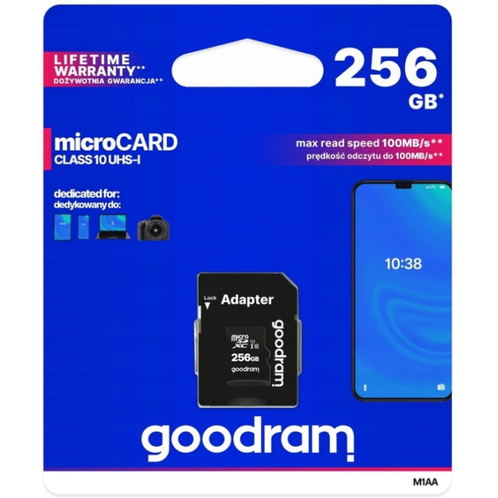 KARTA PAMIEC GOODRAM IMRO 256GB CL10