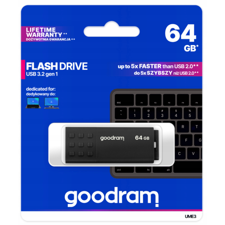 PENDRIVE GOODRAM IMRO TWISTER 64GB