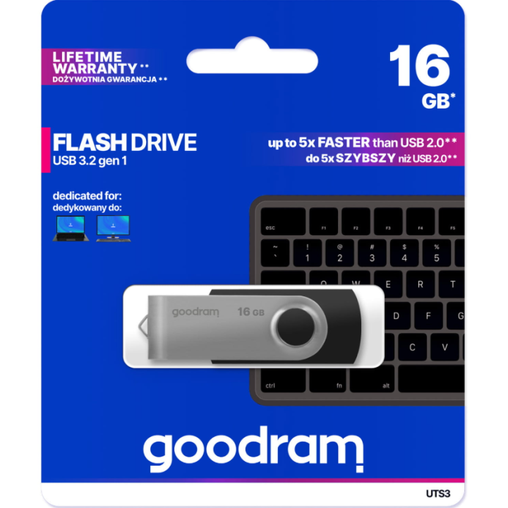 PENDRIVE GOODRAM IMRO TWISTER 16GB
