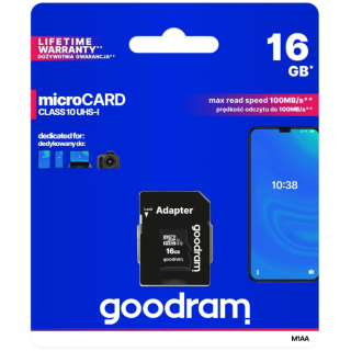 KARTA PAMIECI GOODRAM IMRO 16GB+ADAPTER CL10