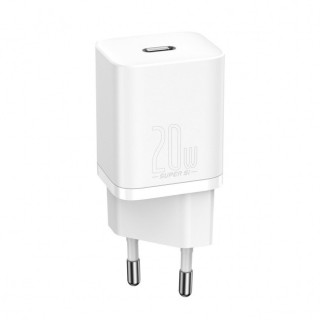 ŁAD SIECOWA BASEUS TYP-C-LIGHTNING 20W Si 1C WHITE