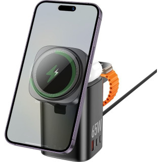 ŁAD INDUKCYJA HOCO 65W 6W1 BLACK