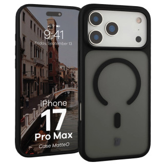 CASE BIZON MATTEO IPHONE 17 PRO MAX BLACK