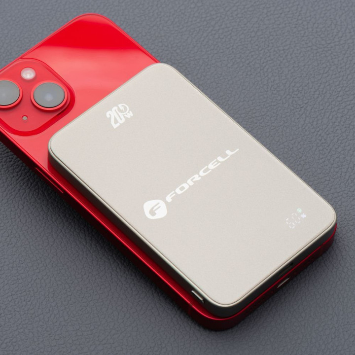 POWER BANK FORCELL 5000MAH MAGSAFE 15W PUSTYNNY