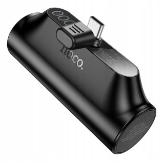POWER BANK HOCO 300MAH+ZLACZE TYP-C BLACK