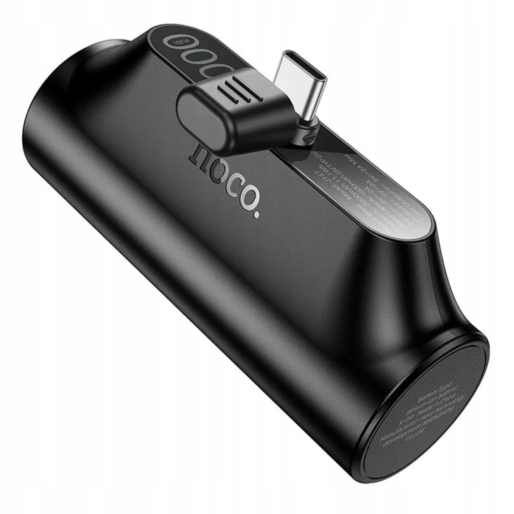 POWER BANK HOCO 300MAH+ZLACZE TYP-C BLACK