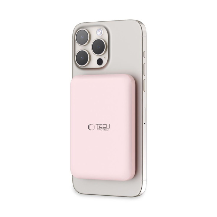 POWER BANK TECH PB11 10 000MAH MAGSAFE PINK