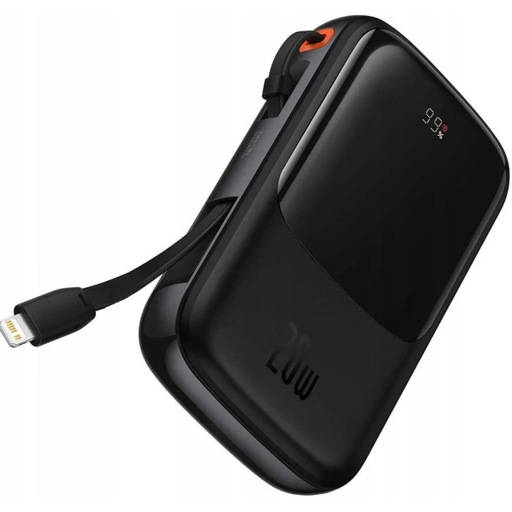 POAWER BANK BASEUS 10 000MAH PD15W+KABEL IPHONE BL