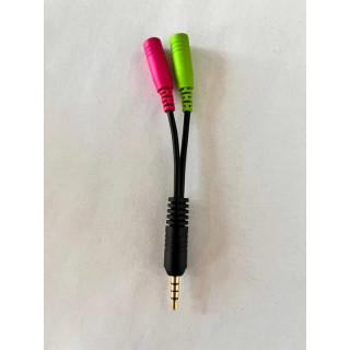 ADAPTER ACCURA 2XMINI JACK-MINI JACK F/M 0,12M