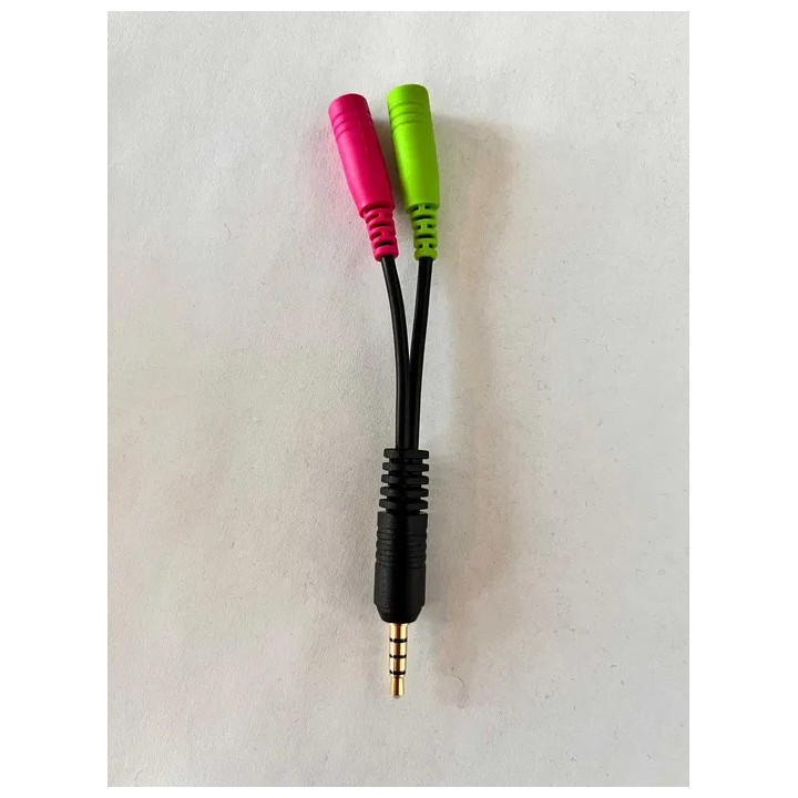 ADAPTER ACCURA 2XMINI JACK-MINI JACK F/M 0,12M