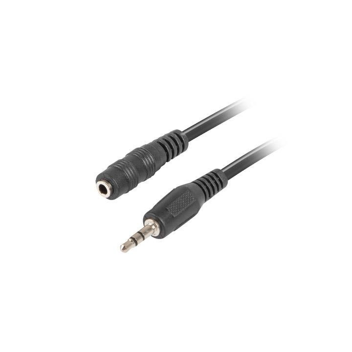 KABEL LANBERG MINI JACK- MINI JACK M/F 1,5M BLACK
