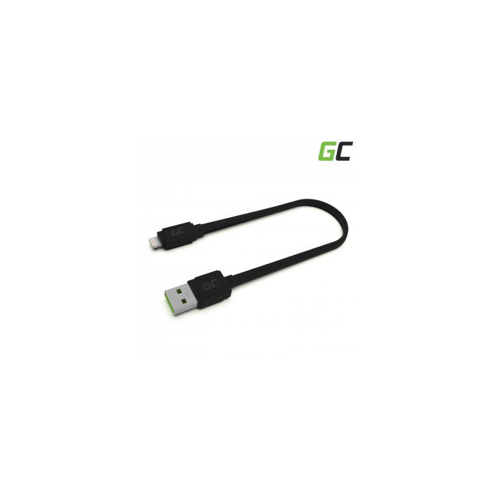 KABEL GREEN CELL USB LIGHTNING 25CM FAST CHARGER