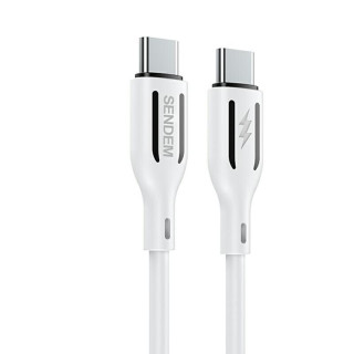 KABEL SENDEM USB-C DO USB-C 66W WHITE
