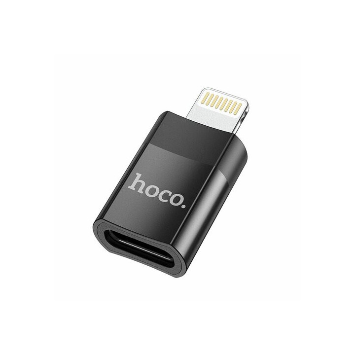 ADAPTER HOCO TYP C DO LIGHTNING UA17 BLACK