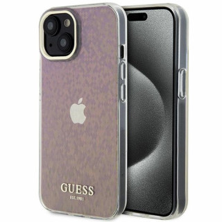 GUESS FACETED MIRROR DISCO IPHONE 15 PRO PINK