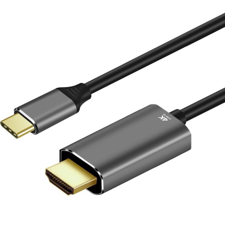 KABEL USB TYP-C DO HDMI 1,8M BLACK