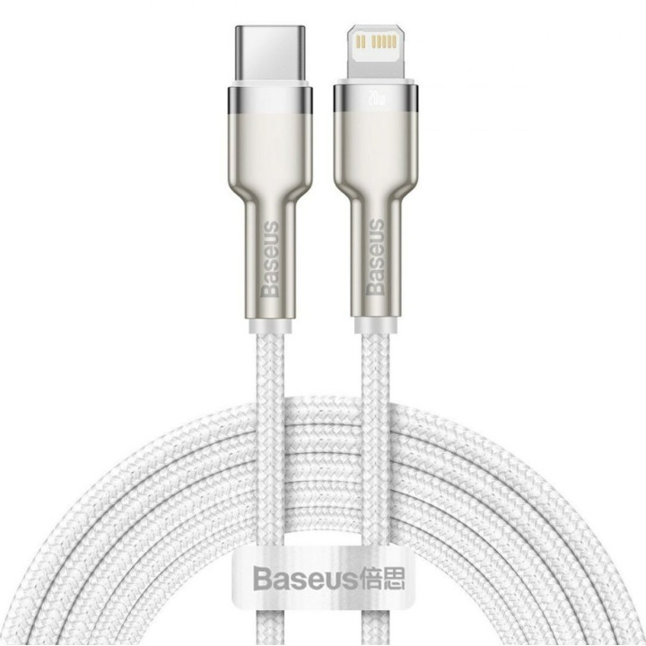 KABEL BASEUS USB-C -LIGHTNING PD20W 1M WHITE