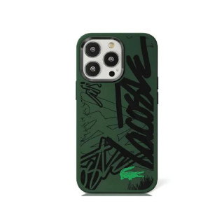 CASE LACOSTE SILICON GRAFFITI IPHONE 15 PRO BLACK