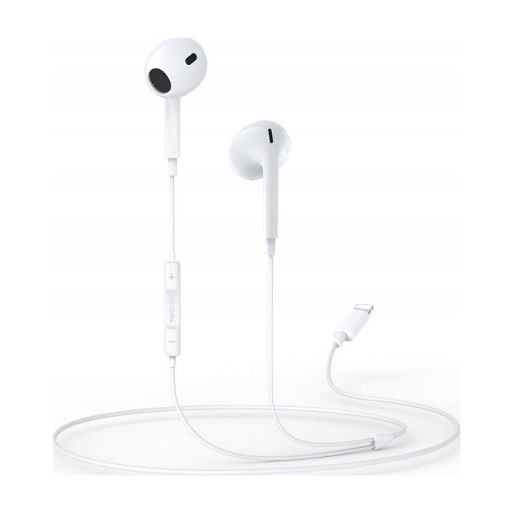 SŁUCHAWKI FORCELL YESIDO APPLE LIGHTNING WHITE