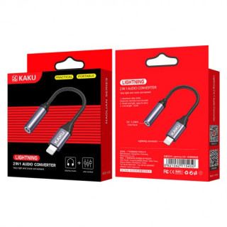 KABEL KAKU SENDEM LIGHTNING DO AUX BLACK