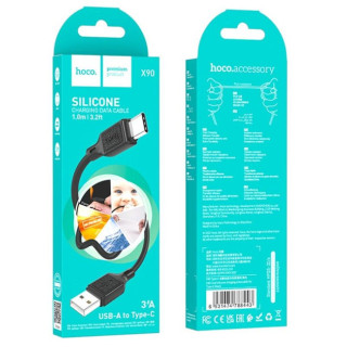 KABEL HOCO USB TYP-C 1M BLACK