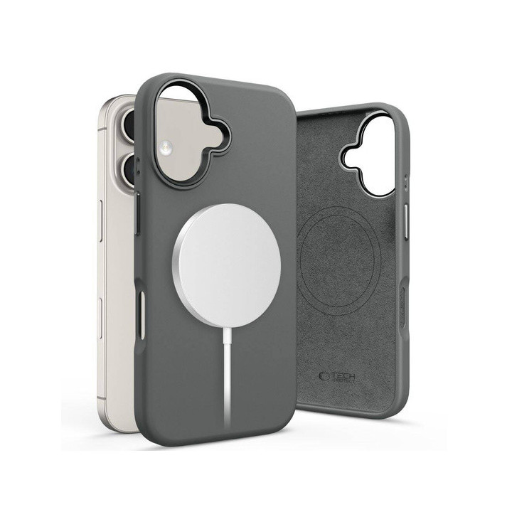CASE TECH SILICON MAGSAFE IPHONE 16 CLAY