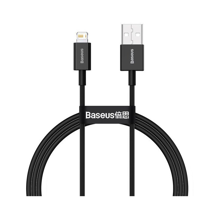 KABEL BASEUS LIGHTNING 2.4A 1M BLACK