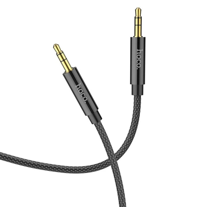 KABEL HOCO AUDIO AUX JACK 3,5MM BLACK