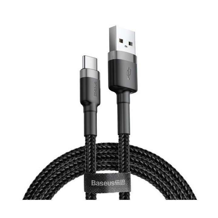 KABEL BASEUS KEVLAR USB TYP-C 2A 2M GRAY