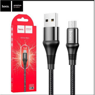 KABEL HOCO FORCELL MICRO USB 1M BLACK
