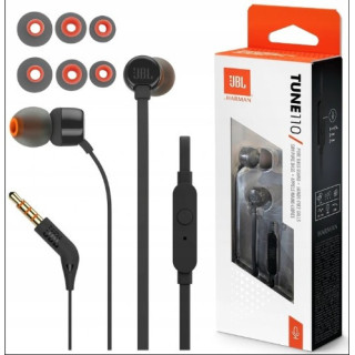 SŁUCHAWKI BLUETOOTH JBL 110 MINI JACK BLACK