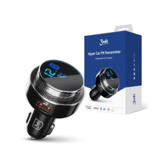 TRANSMITER 3MK HYBERCAR BLUETOOTH 2XUSB-A+CZYTNIK
