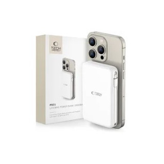 POWER BANK TECH  10 000MAH MAGSAFE WHITE
